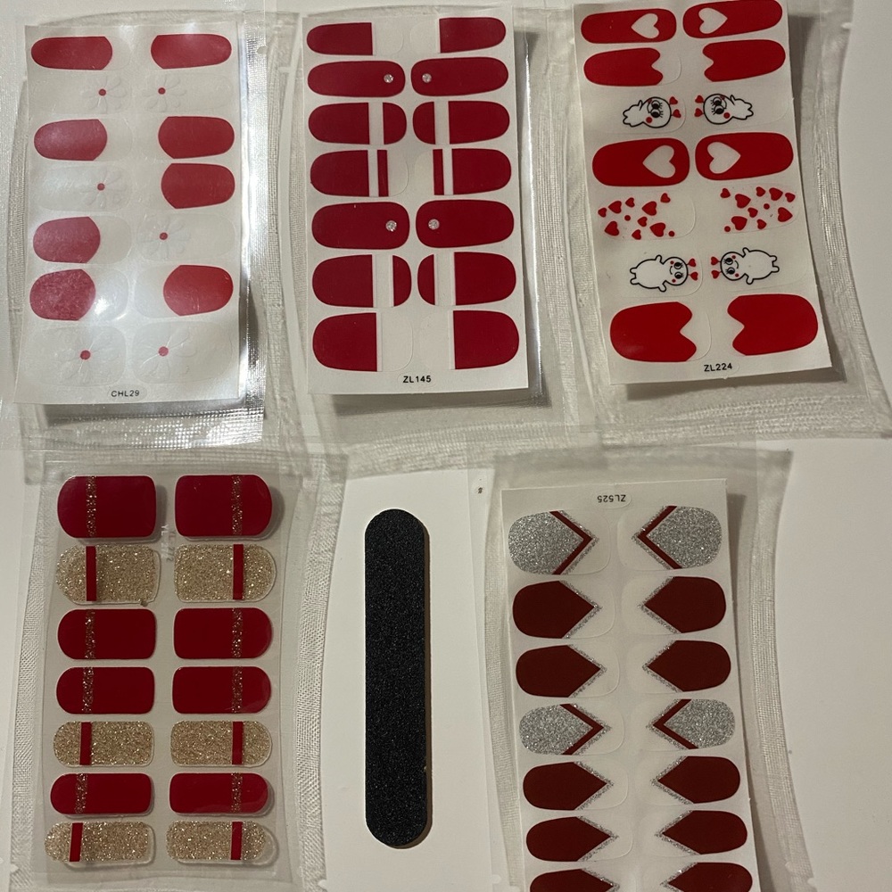 Nail fast stickers